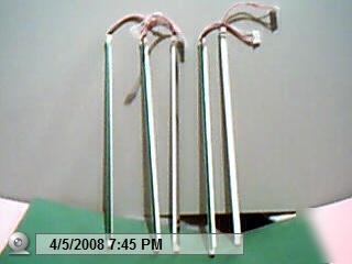 Lot of 5 dual cold cathode florescent lights 10 in/26CM