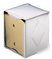 Classic design low fold table top napkin dispenser 