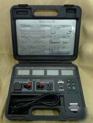 Power analyser wm-01DATALOGGER