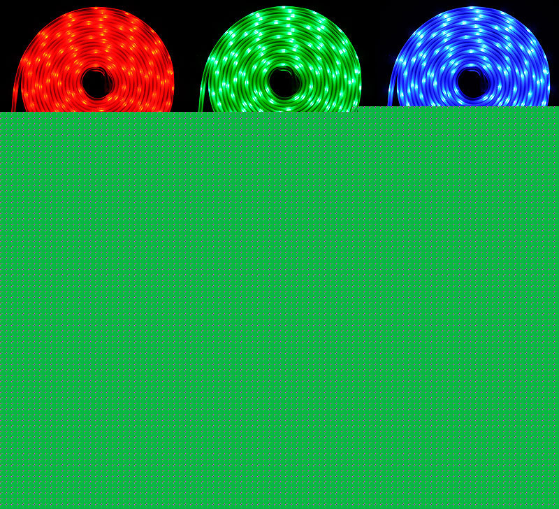5M waterproof rgb flexible led strip +power +controller
