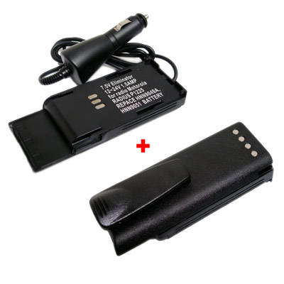 For motorola radius P1225 HNN9049 battery + eliminator