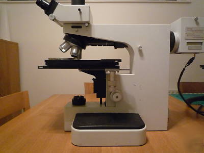 Leitz metalloplan largefield metallographic microscope