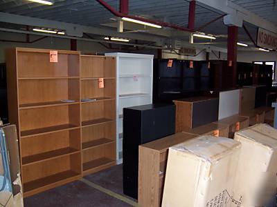 New bookcase wood metal * pick up only dayton oh sauder
