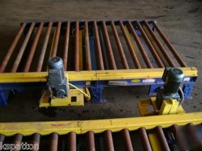 40 sections of hytrol pallet conveyor powered roller