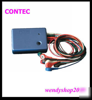 Contec 4 channel ecg holter ekg holter monitor system