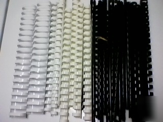 Comb binding low price of black & white w\ free clear c