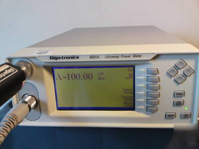 Gigatronics 8651A rf power meter & power sensor 80301A
