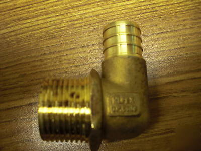 PXLM0404 forged brass pex fitting ip male elbow