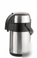 1.9 ltr airpot stainless steel - removable pump & safe 