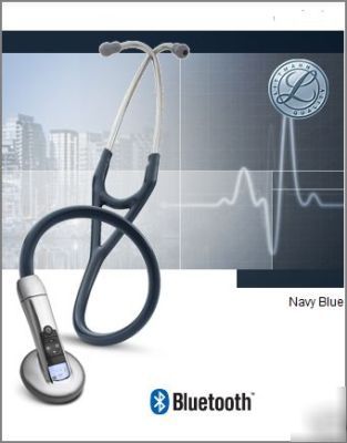 3M littmann model 3200 electronic stethoscope-navy blue
