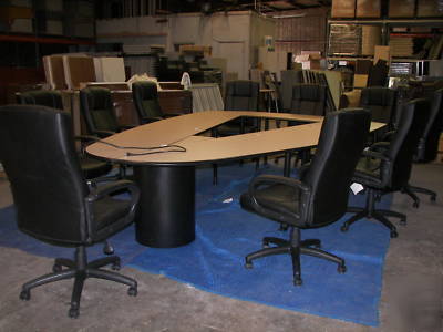 Global nutcracker 10FT. office conference table $995