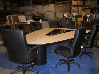 Global nutcracker 10FT. office conference table $995