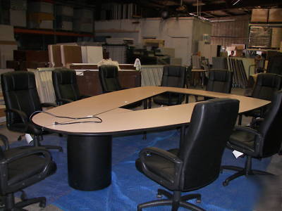Global nutcracker 10FT. office conference table $995