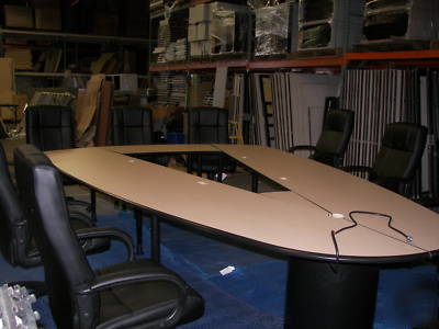 Global nutcracker 10FT. office conference table $995