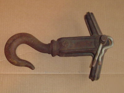 Heavy swivel hook 4 hoist or crane lift rigging w frame