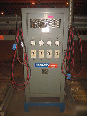 Hobart 24 volt battery charger charges 4 batteries , hd
