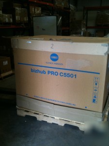 New konica minolta bizhub pro C5501 copier color 