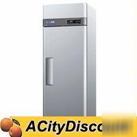 Turbo air 24 cuft reach in s/s single solid freezer