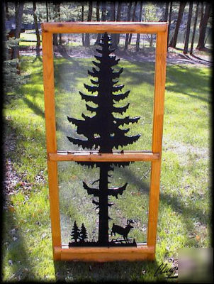 Doors-screen doors-rustic log cabin decor-lodge decor