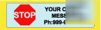 144 custom printed tamper evident label void 1/2X1-3/4
