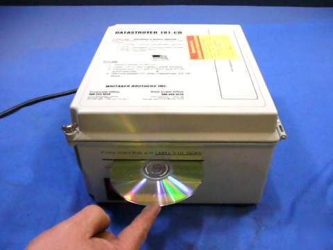 Datastroyer 101-cd whitaker optical media destroyer