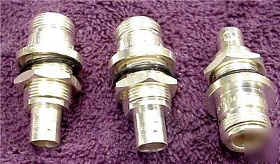 3EA type n - bnc adapter coaxial connector radio silver