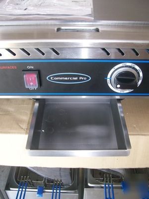 Commercial pro electric griddle countertop 24''