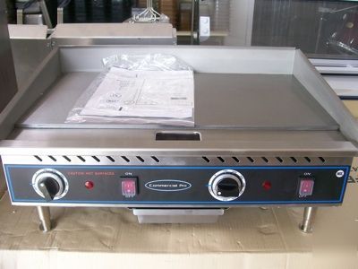 Commercial pro electric griddle countertop 24''