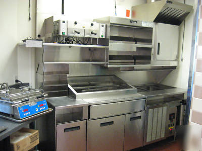 Commercial restaurant hot/cold line equipment taco bell