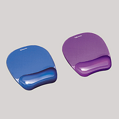 Fellowes 91141 gel crystals mouse pad/wrist rest blue