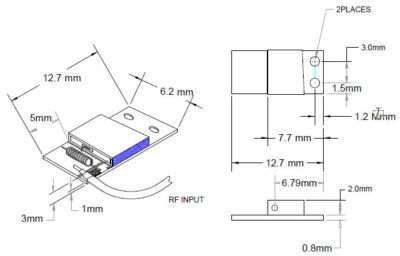 Isomet mini acousto-optic modulator, part number: M1067