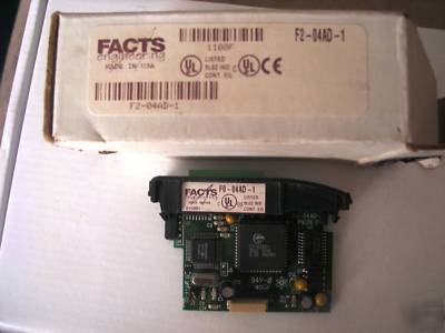 New facts engineering F0-04AD-1 
