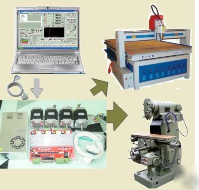 3 axis cnc router or mill stepper motor complete kit