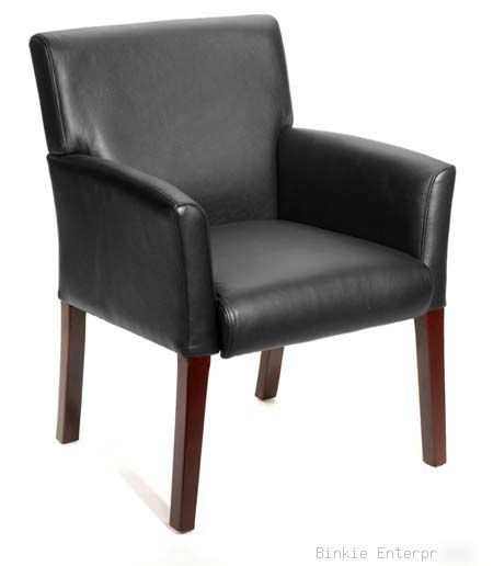 New black side reception guest computer office chair 