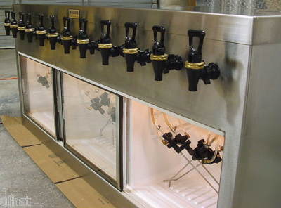 Winekeeper wine keeper dispenser 4X4X4 stainless steel