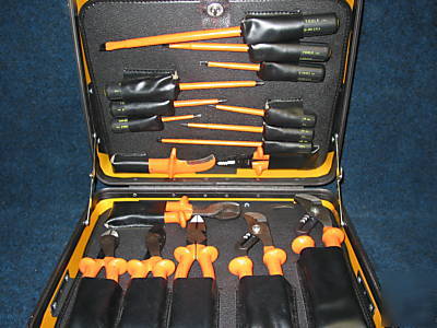 Klein cementex 1000 volt insulated 33527 kit&case nice+