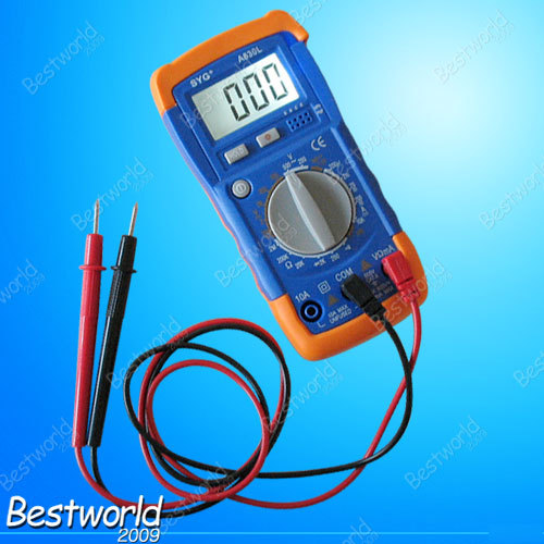 Lcd digital voltmeter ammeter ohm test meter multimeter