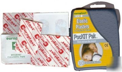 Mini pocket fabric plaster kit - car,handbag - 30 items