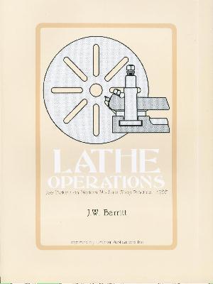 Lathe operations - how to book