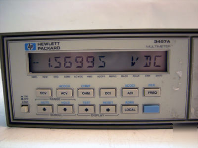 Hp agilent 3457A 7.5 digit multimeter / with std