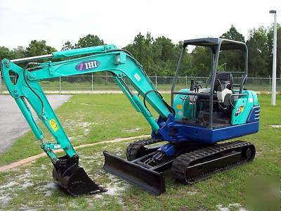 Ihi 35N2 excavator w/ 14' dump trailer, great package
