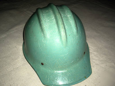 Mint green e d bullard 502 fiberglass hardhat hard hat 