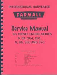 New farmall super md TD9 engine manual print