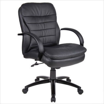 Habanera mid back executive chair chrome blck knee tilt