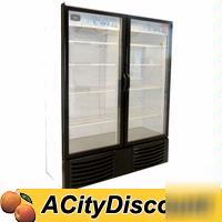 Tor-rey 41 cu.ft display cooler 2 glass doors vrd-42