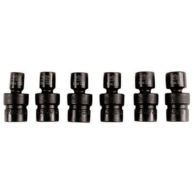 Ktool 6-piece flex wobble impact socket set 3/8