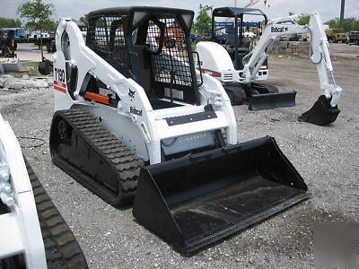 2006 bobcat T190 skid steer rubber track bucket loader