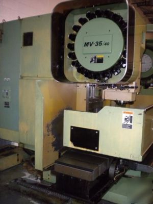 Mori seiki mv 35/40 cnc vertical machining center 1983