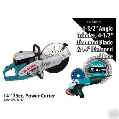 New makita DPC7311 power cutter & grinder combo, in box