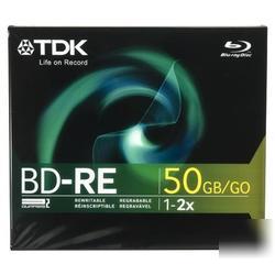 New tdk 2X bd-re double layer media 48700